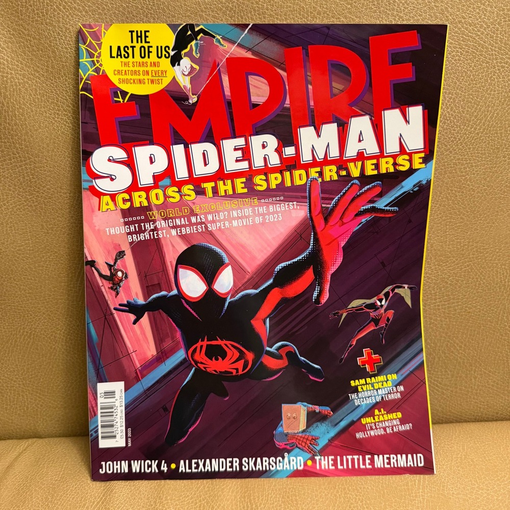 Empire Magazine May 2023 Spider-Man Across the Spider-Verse Miles Morales Cover